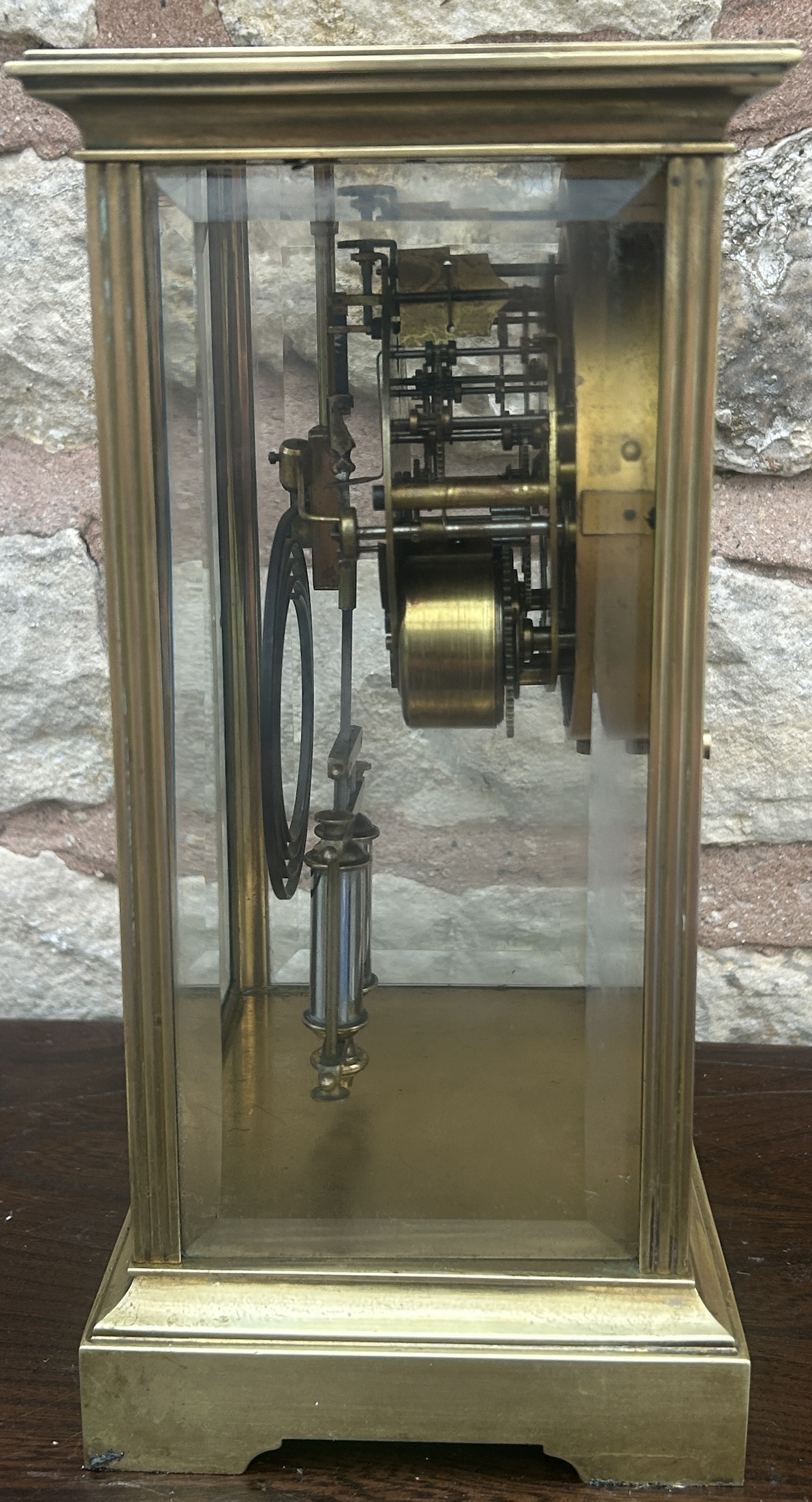 Wonderful Seth Thomas Four Glass Case Mantel Clock - Ca 1900 - Image 7